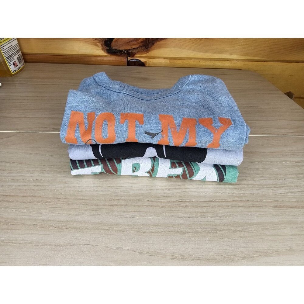 Bundle Of 3 Child Place Short Sleeve Printed Shirt Lot Of 3 Boys Size Small (5/6